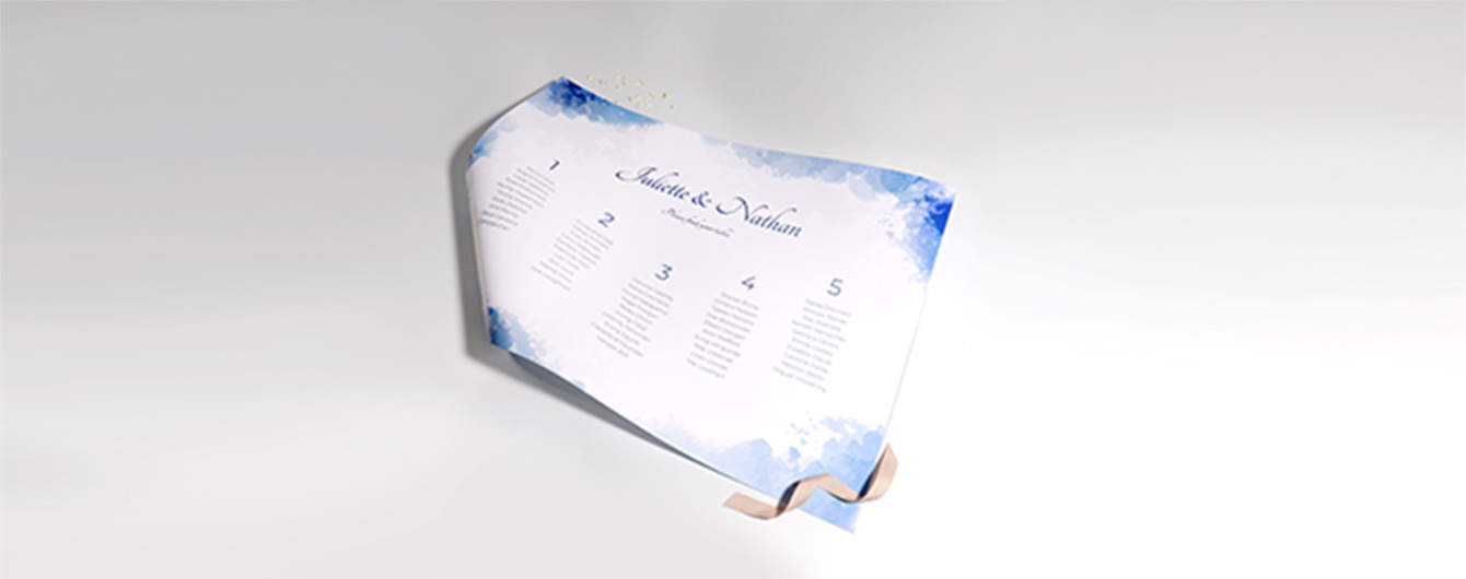 Wedding Table Plan Poster Wedding Table Plan Poster