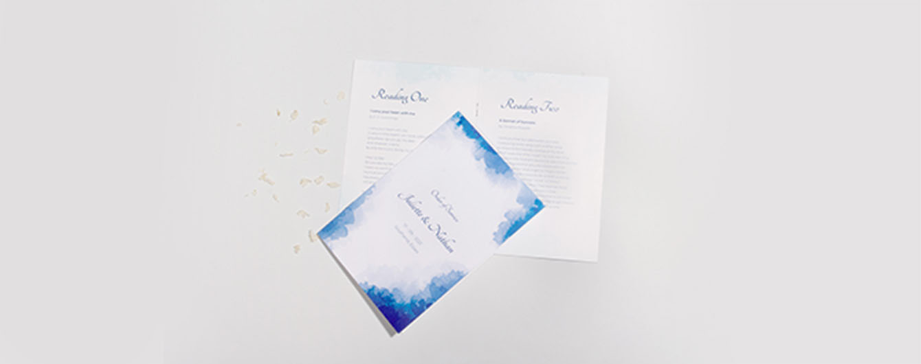 Wedding Order of Service (Booklet) Wedding Order of Service (Booklet)