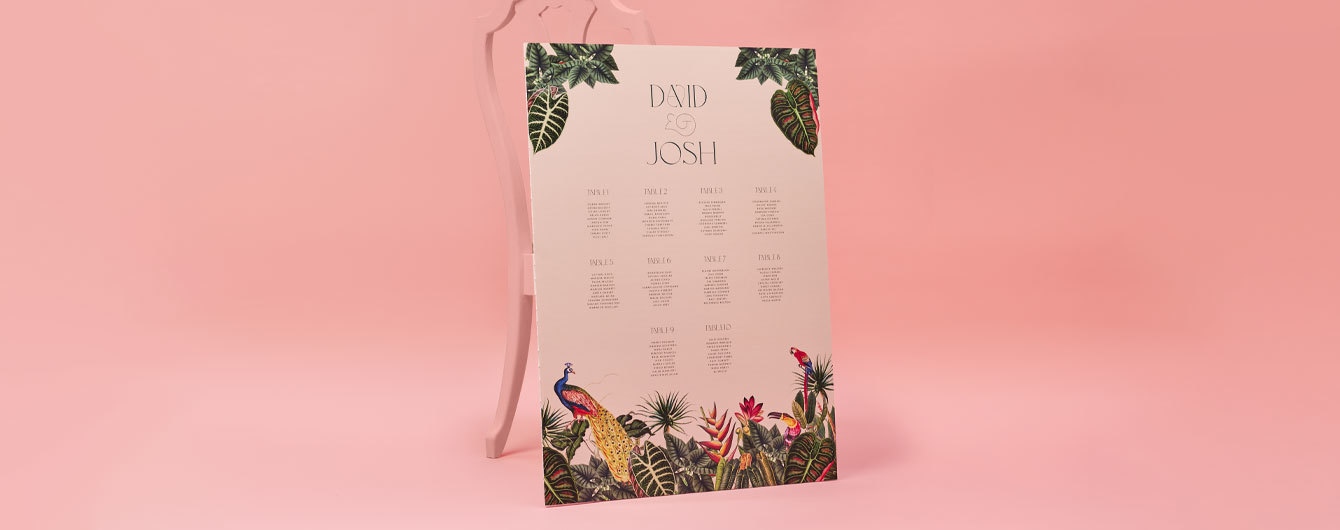 Wedding Table Plan Boards
