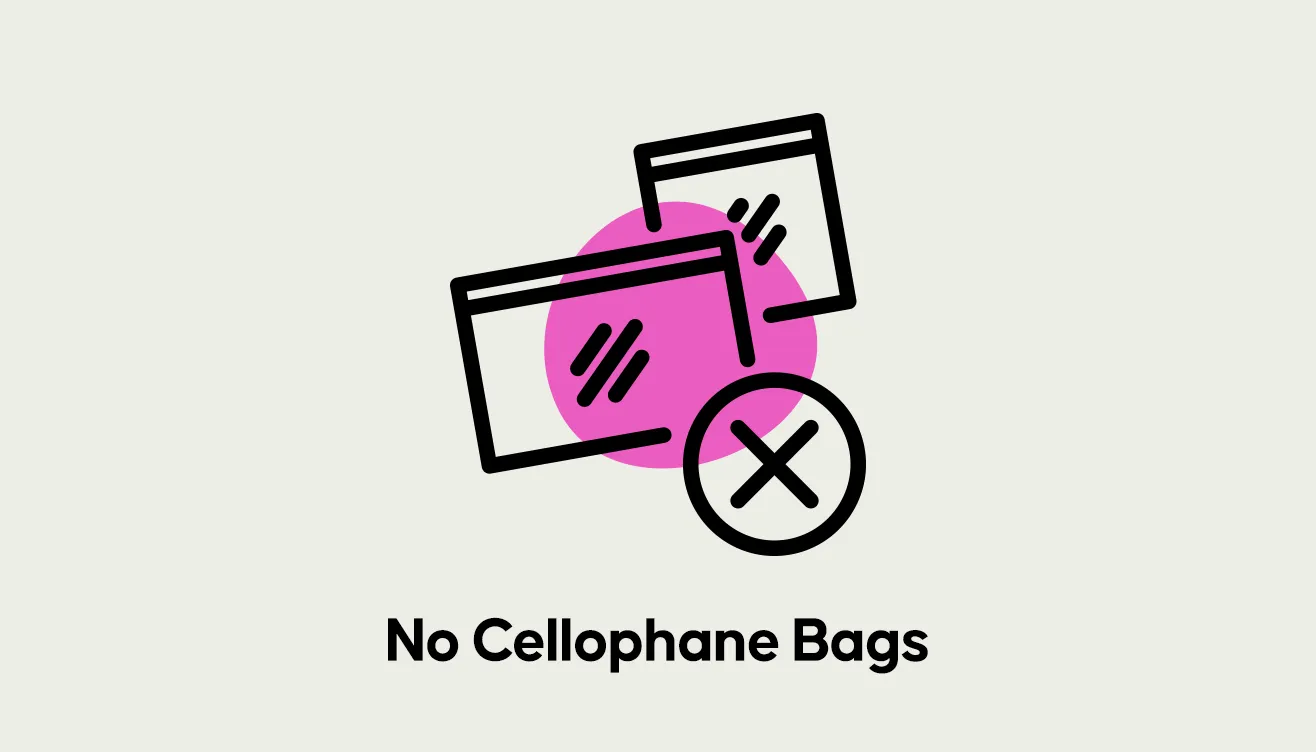 No Cellophane Bags