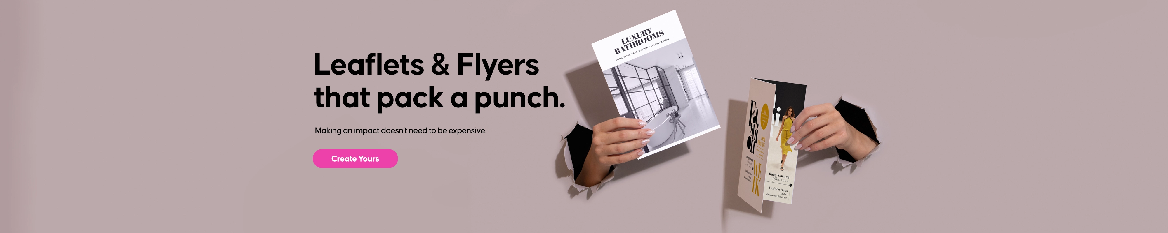 Leaflets & Flyers | Desktop | March 2023