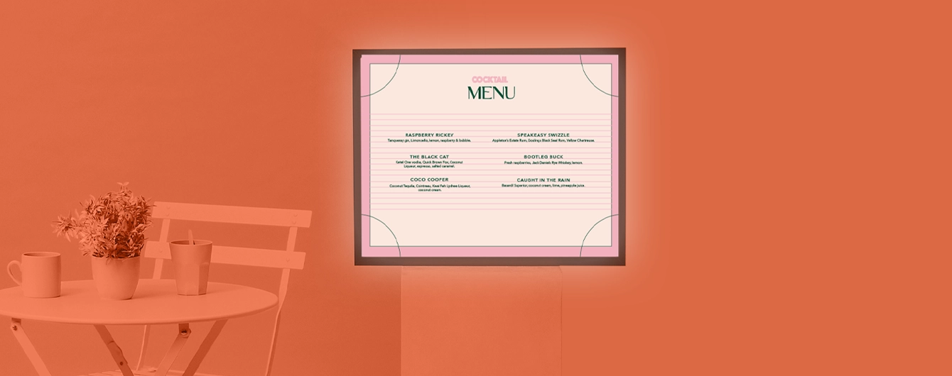 Backlit Menus