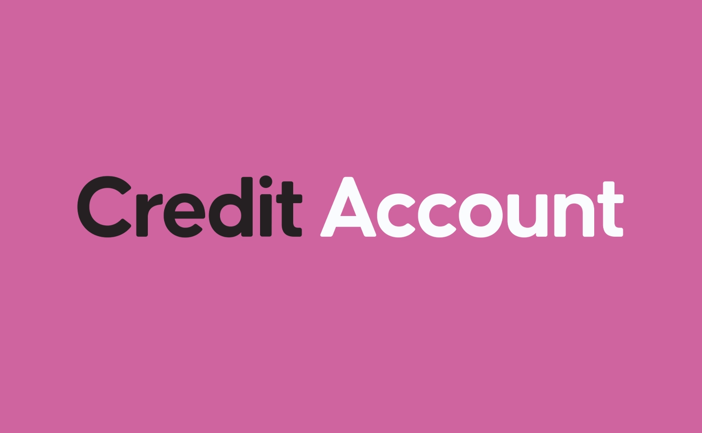 Credit Account