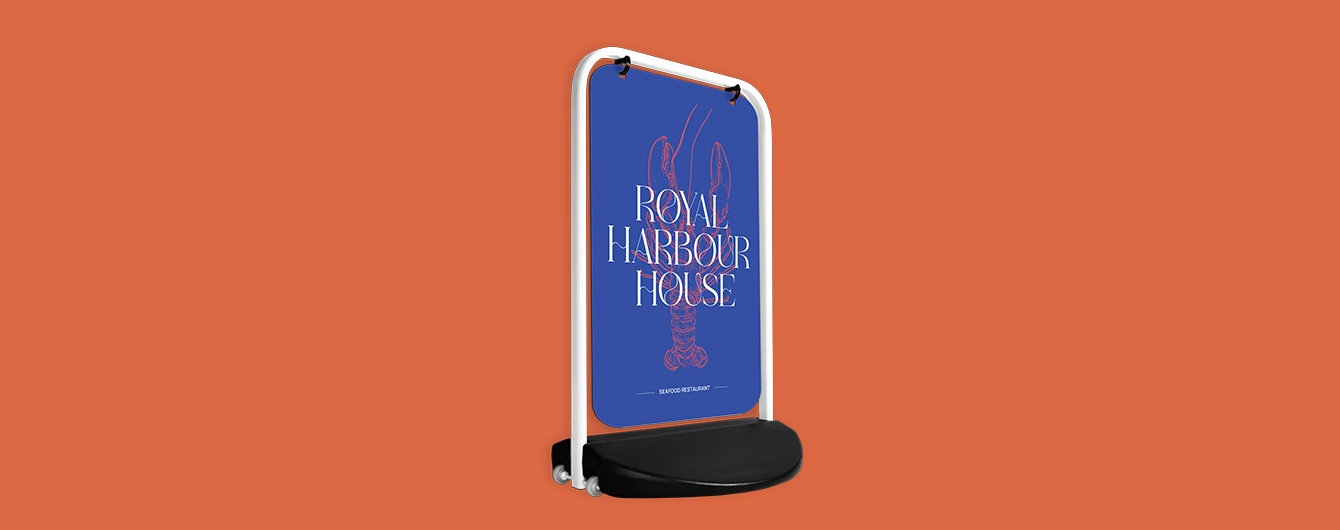 Pavement Swing Sign