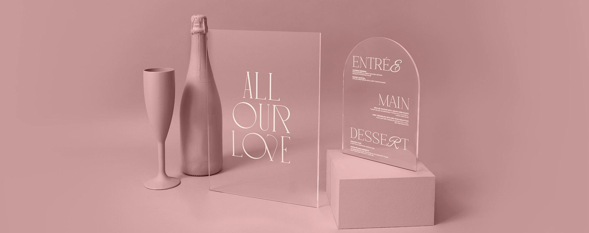 Wedding Acrylic Signs