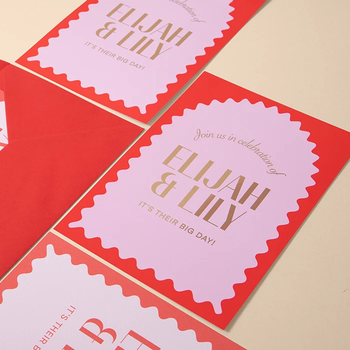 Foiled Wedding Invitations