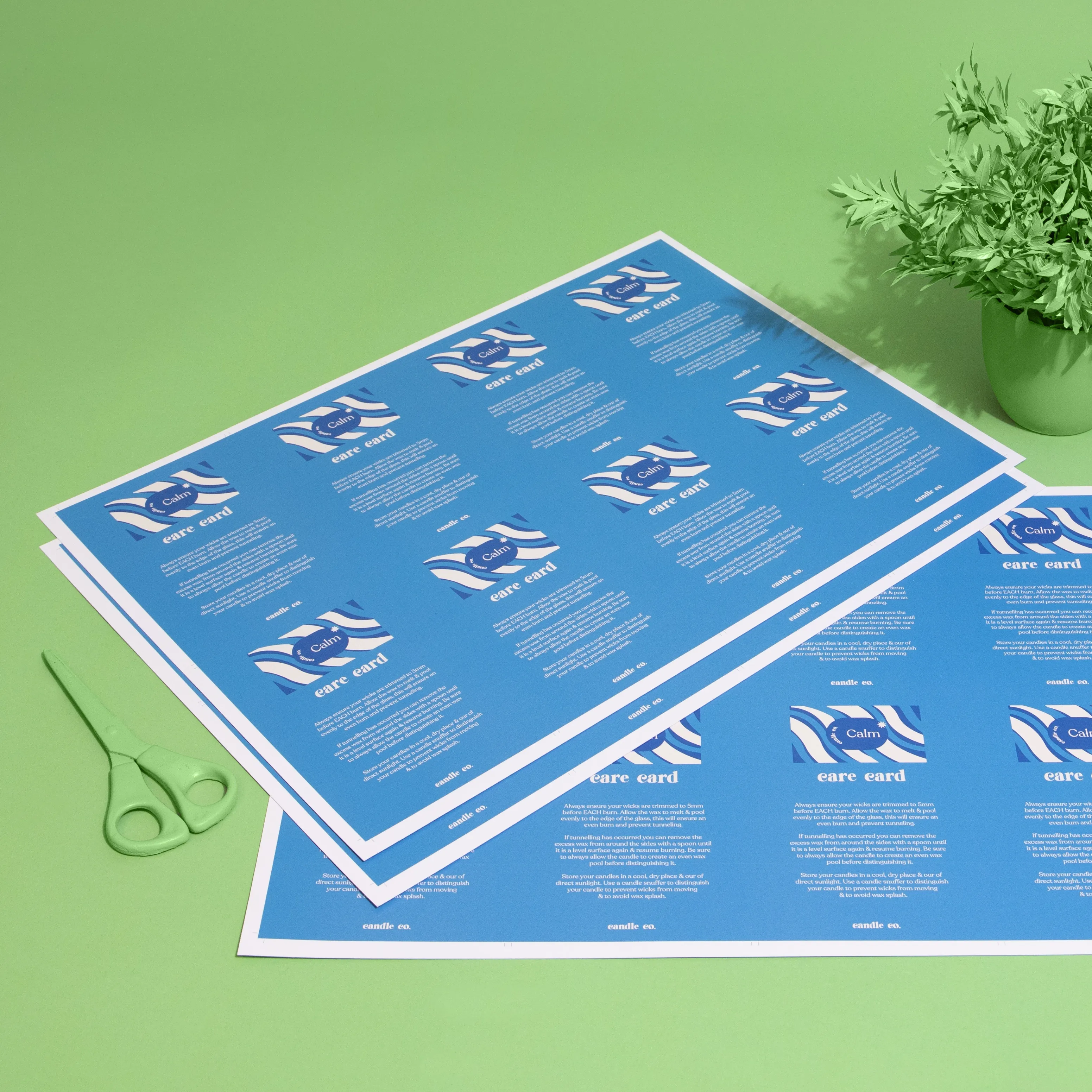 Unfinished Printed Sheets