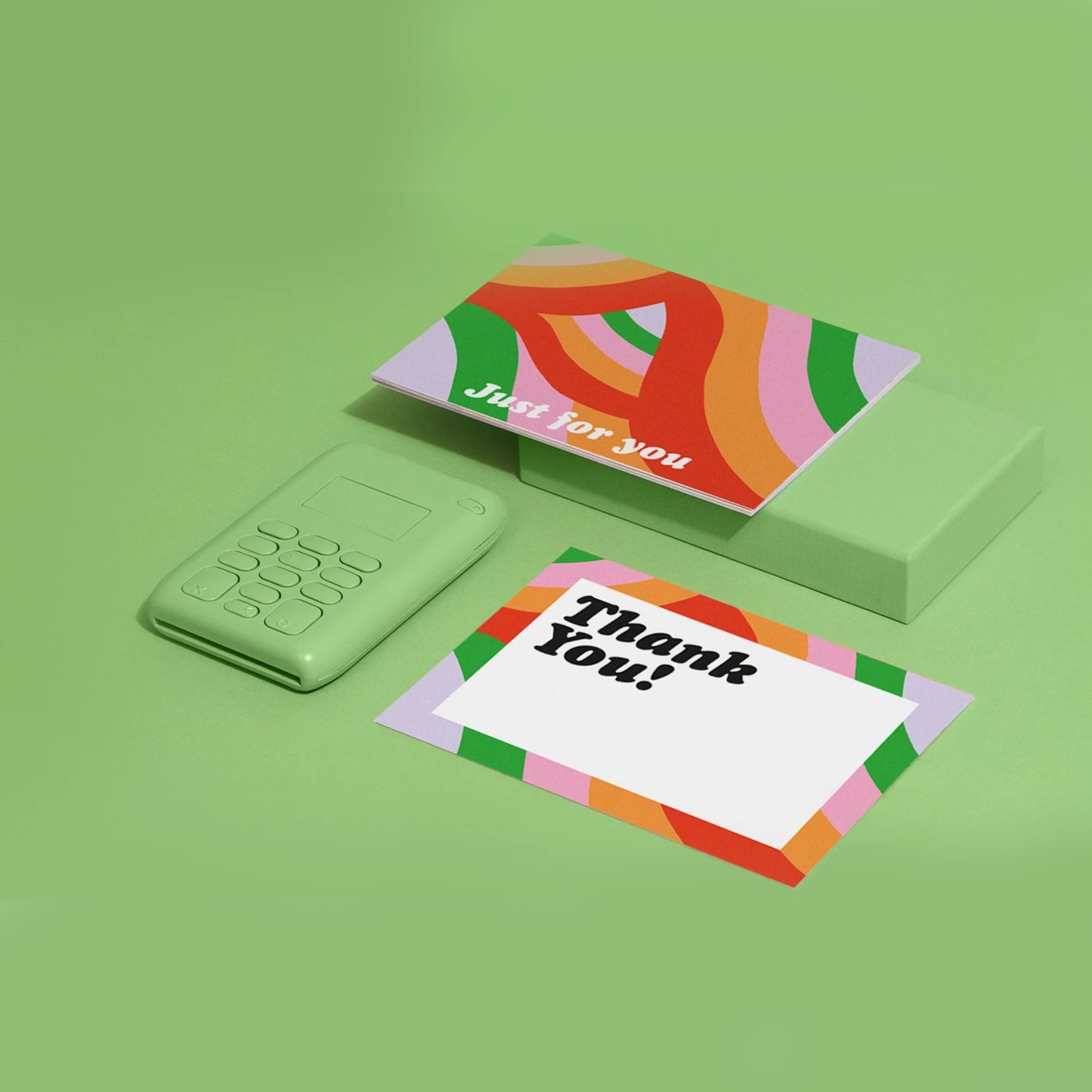 Printed Double Sided Thank You Cards