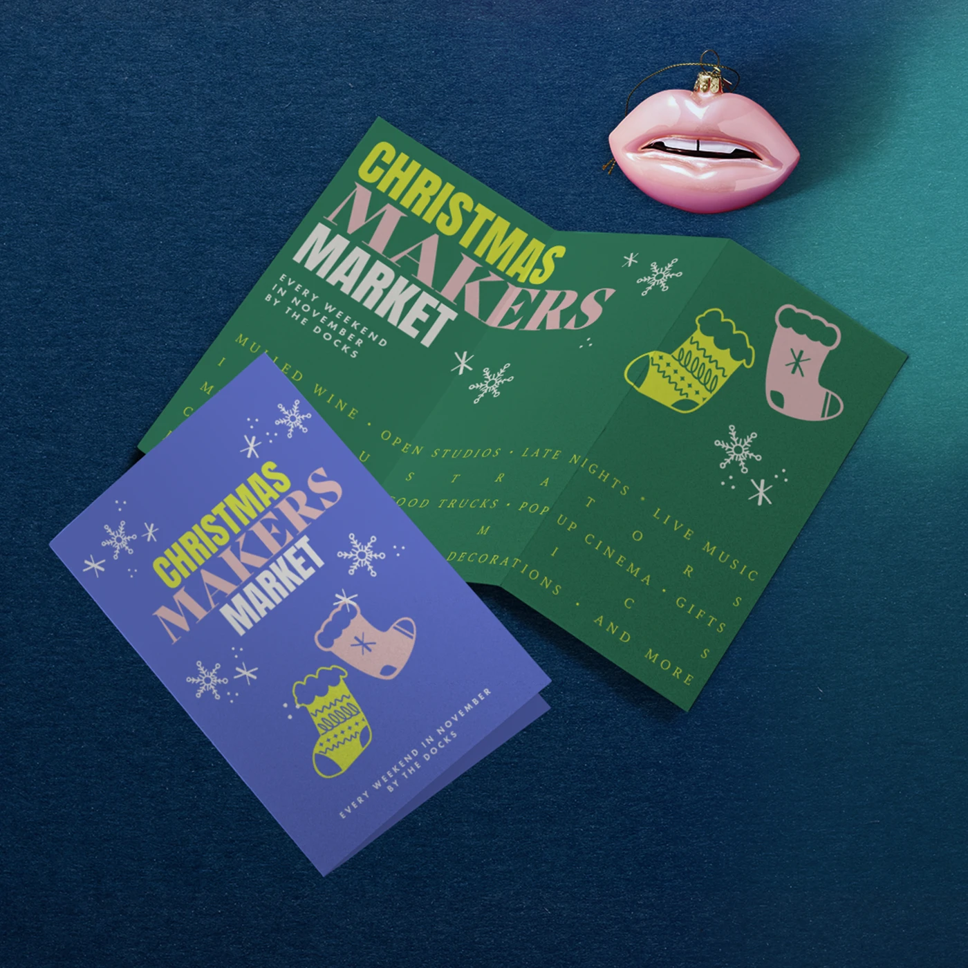 Christmas Folded Leaflets