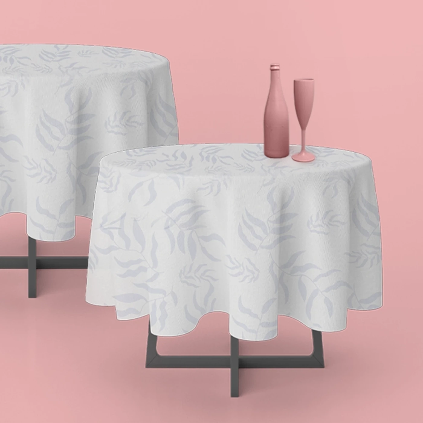 Printed Wedding Circular Tablecloth