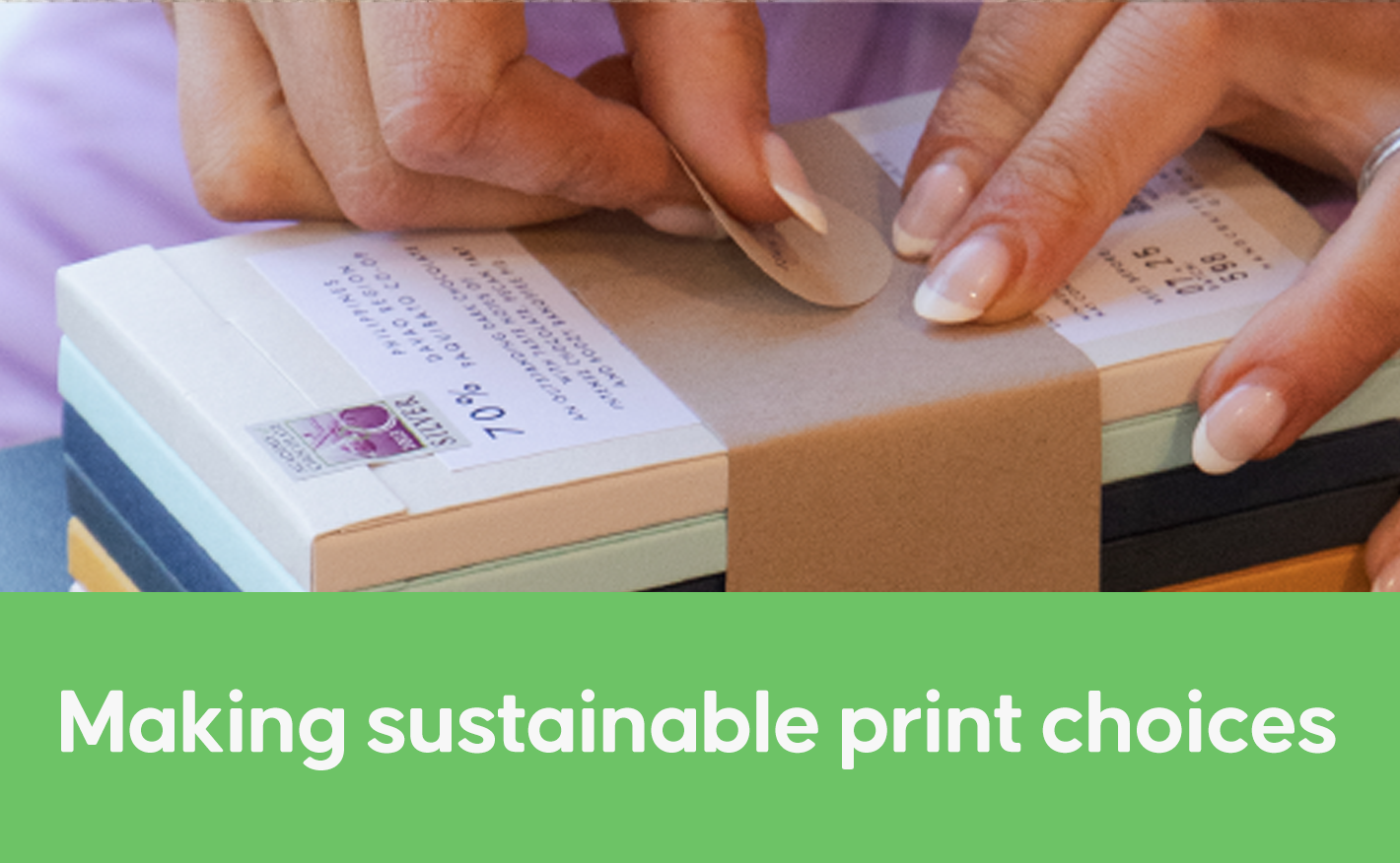 Making Sustainable Choices