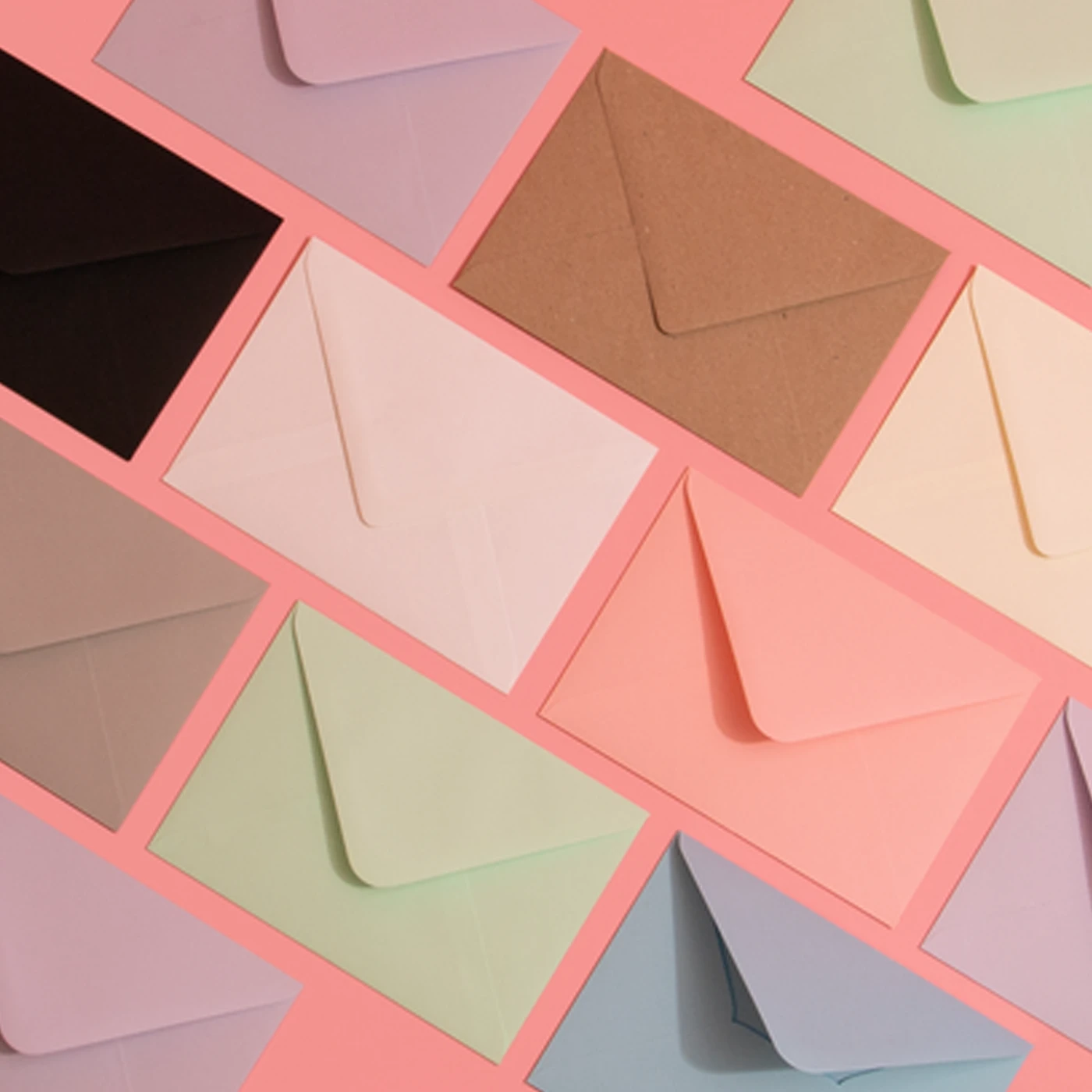 Coloured Wedding Envelopes & Liners
