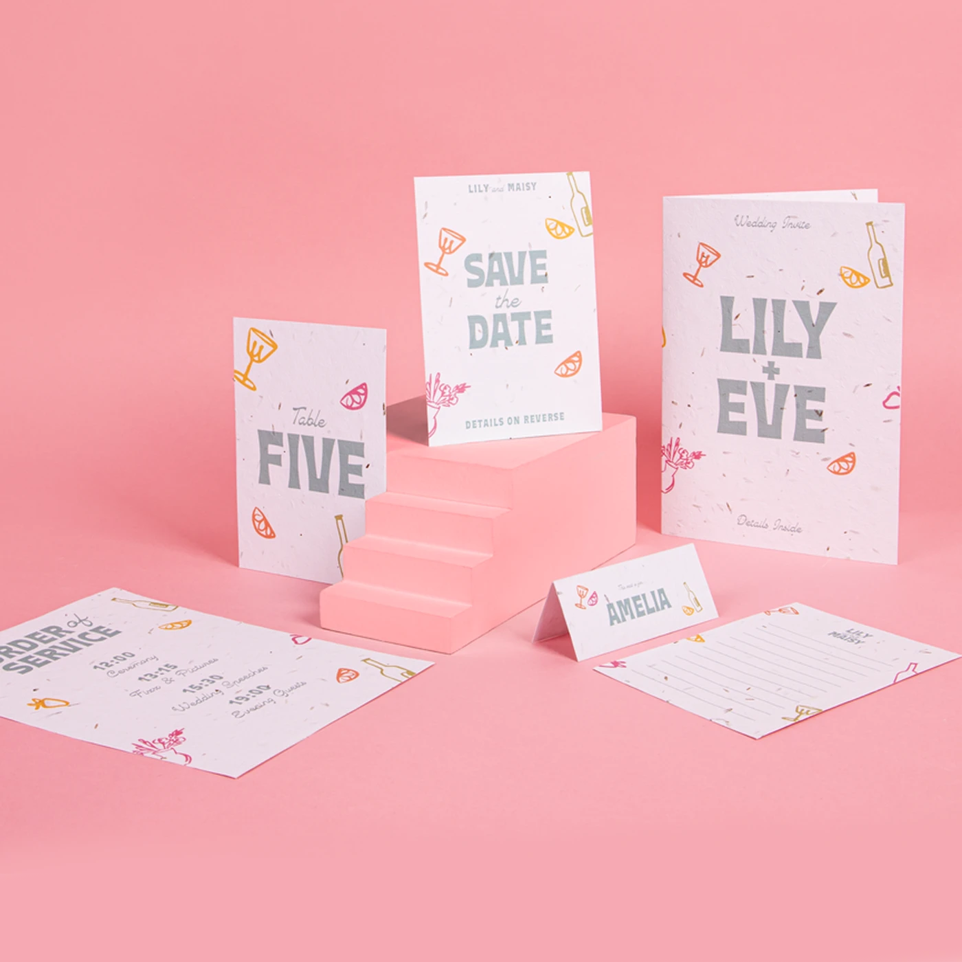 Seed Paper Wedding Invitations & Favours