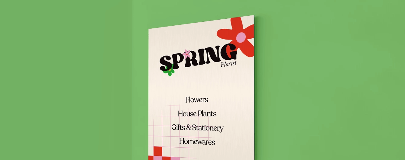Green Spring Florist Dibond Signs