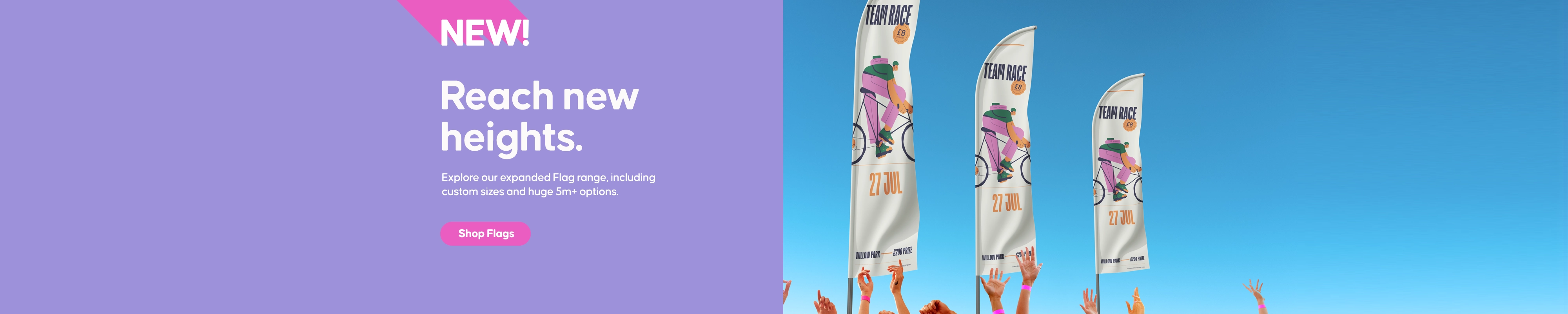 Explore our expanded Flag range.