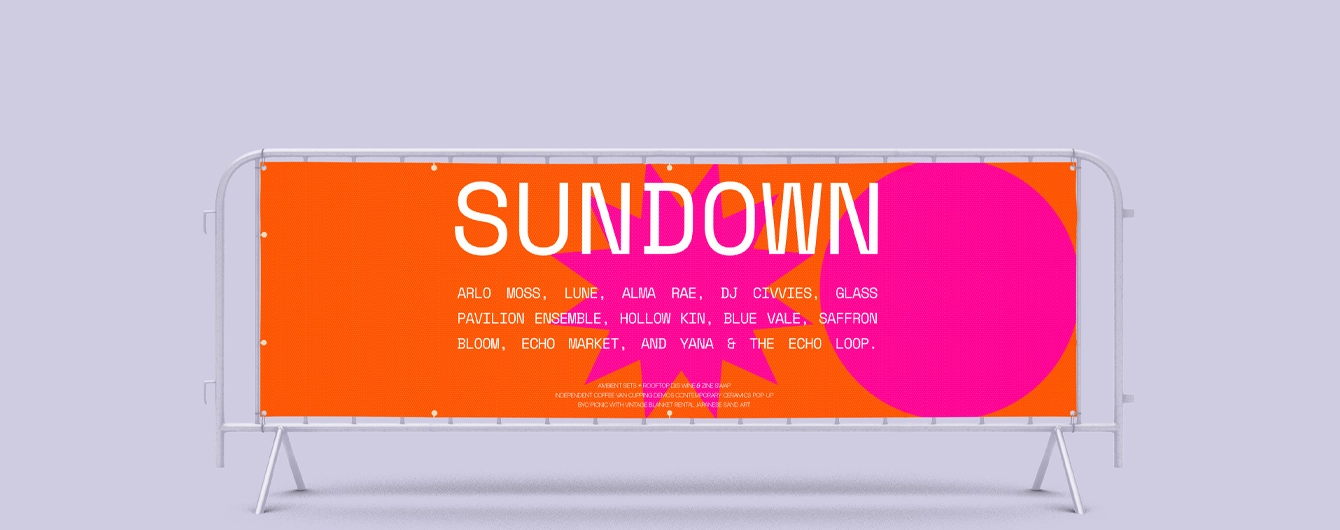 Printed Festival Banner