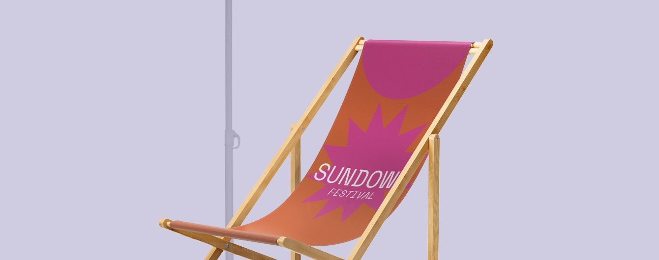 Festival Branded Deck Chair