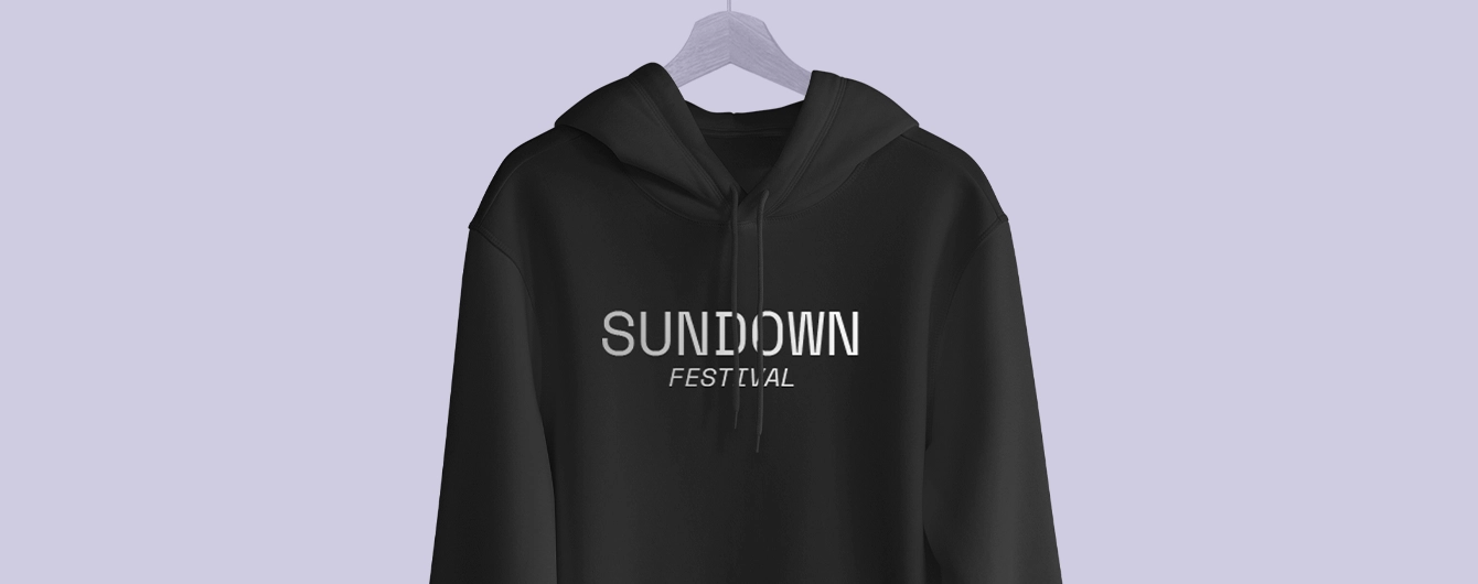 Printed Festival Hoodie