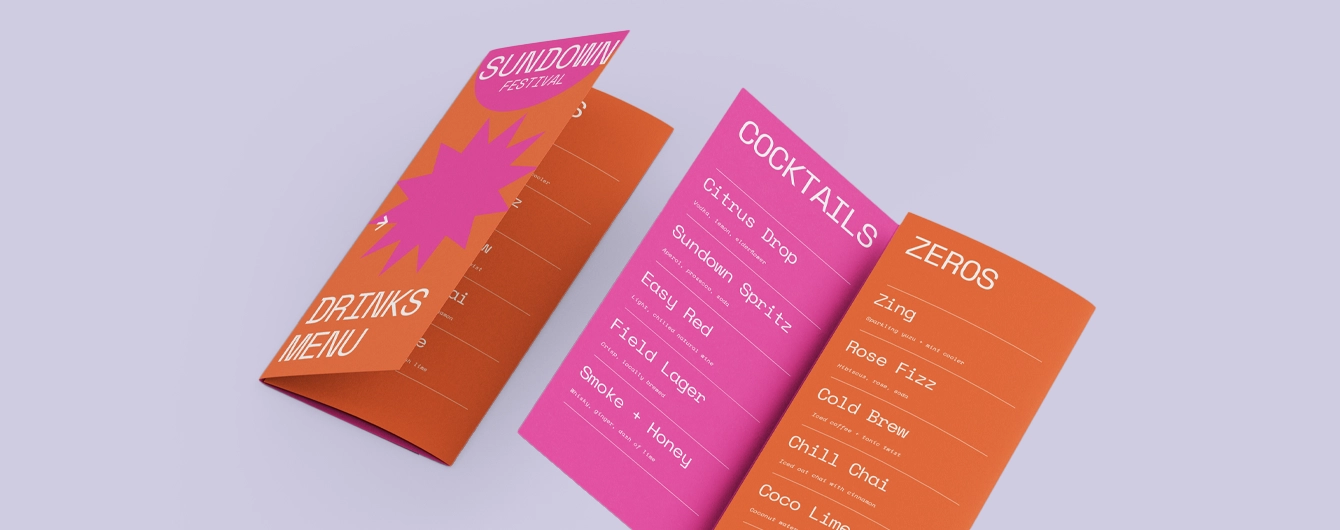 Festival Menus