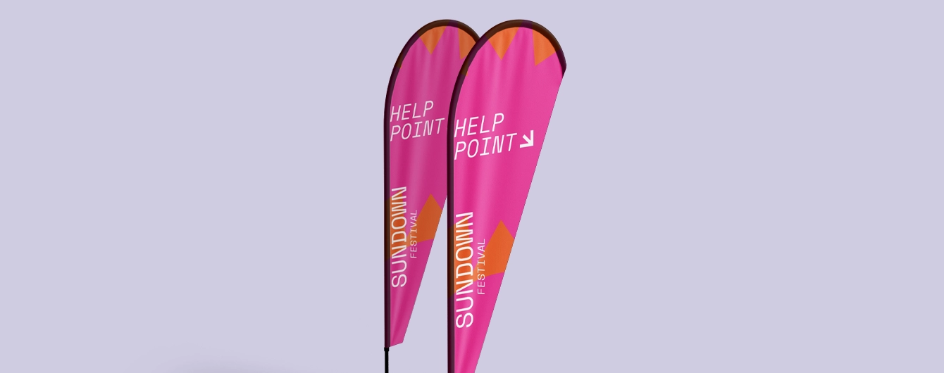 Festival Teardrop Flags