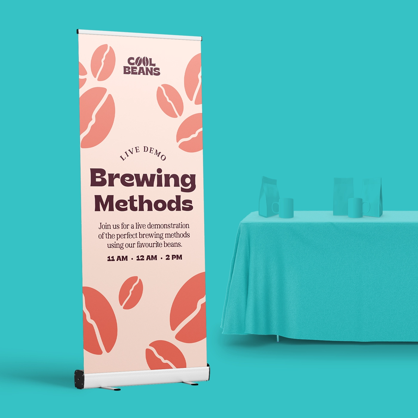 Coffee Shop Roller Banner