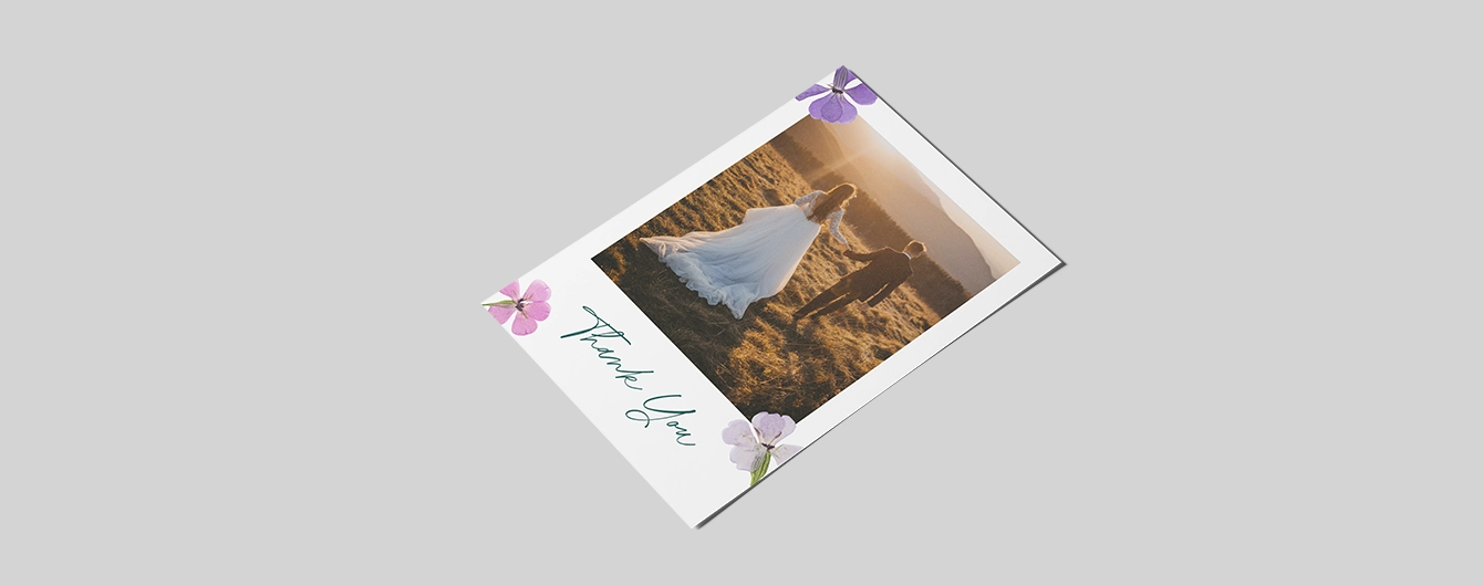 Wedding Thank You Postcards