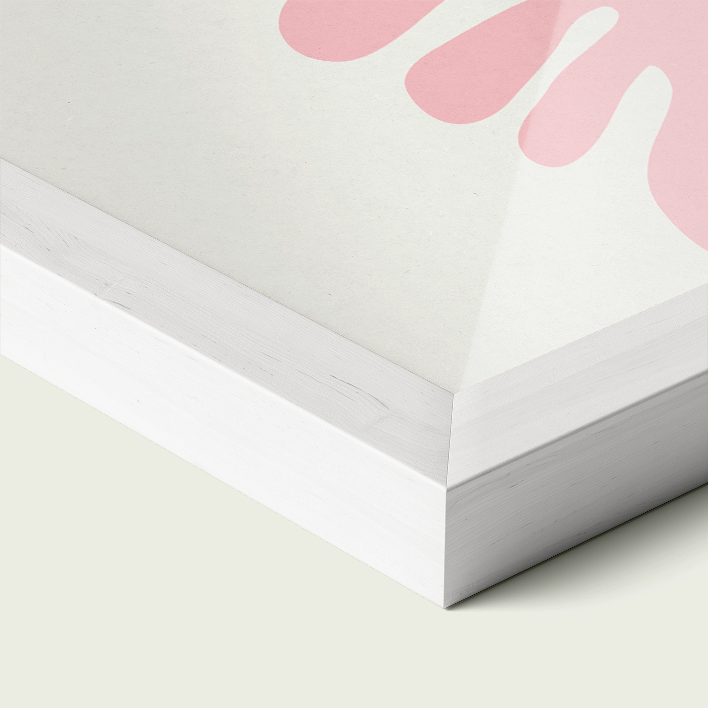 White Grain Frame Swatch