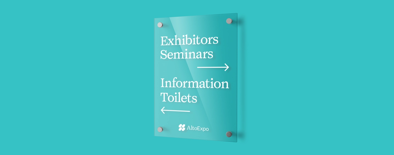 Exhibition Acrylic Sign