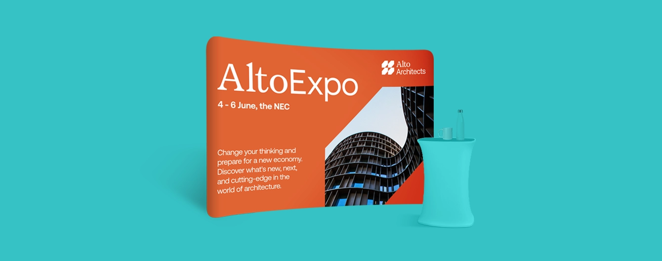 Exhibition Curved Pop Up Banner