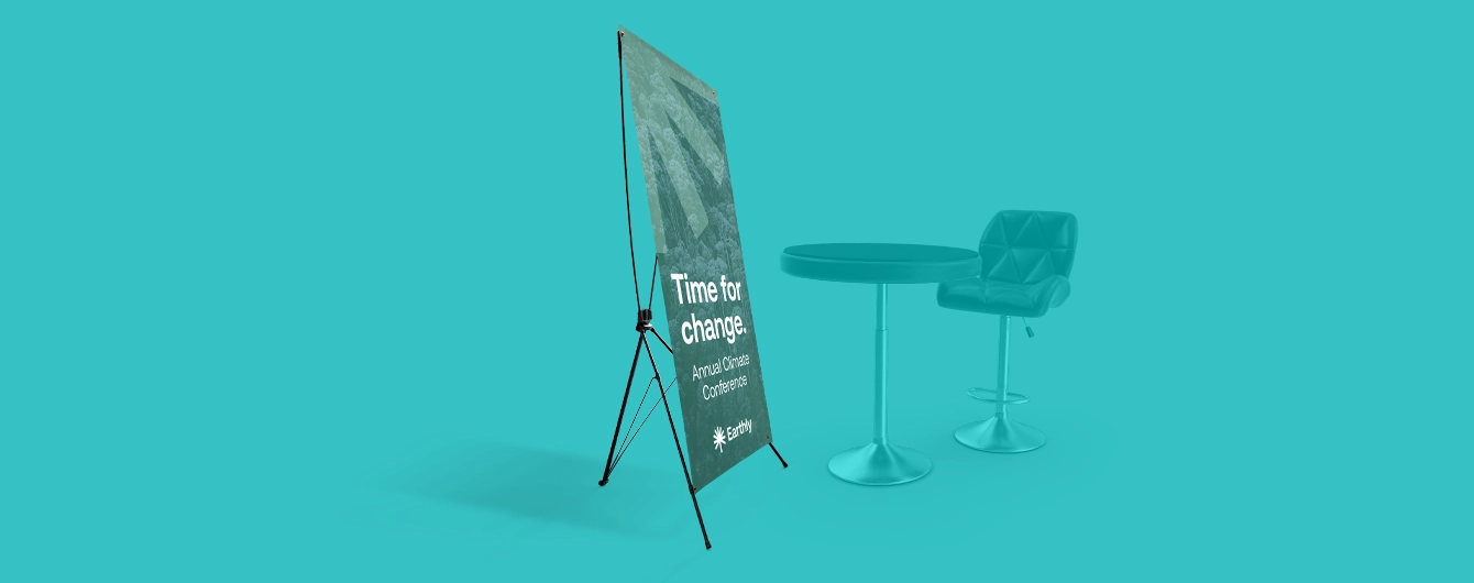 Exhibition X Frame Banner