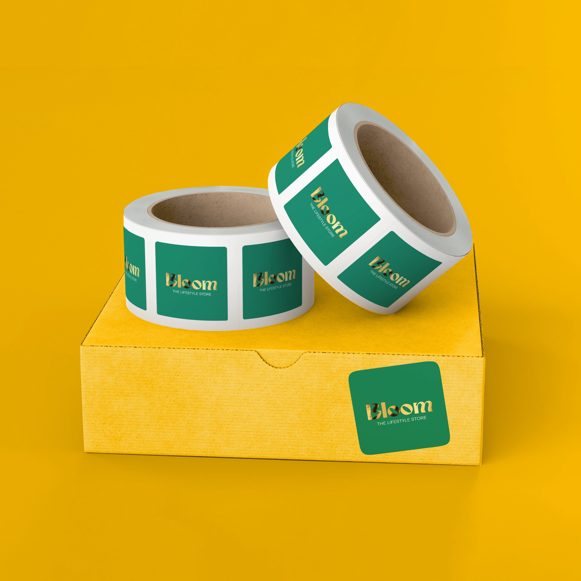 Square Stickers on a Roll | Roll Labels | Printed.com