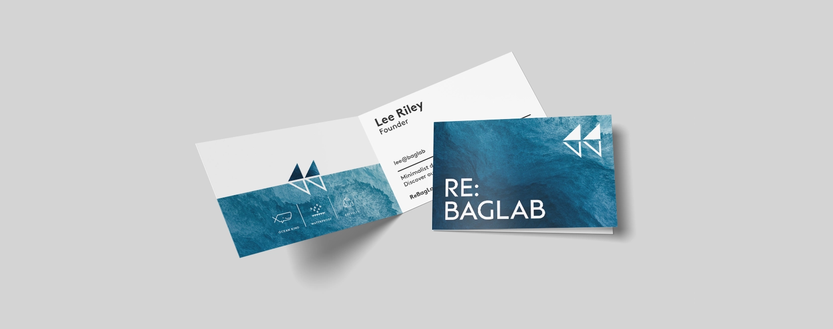 Folded Business Cards