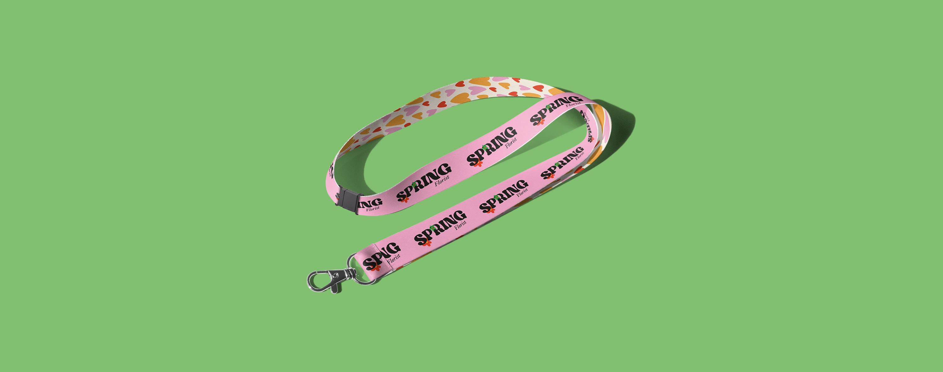 Lanyards in 'Spring' creative