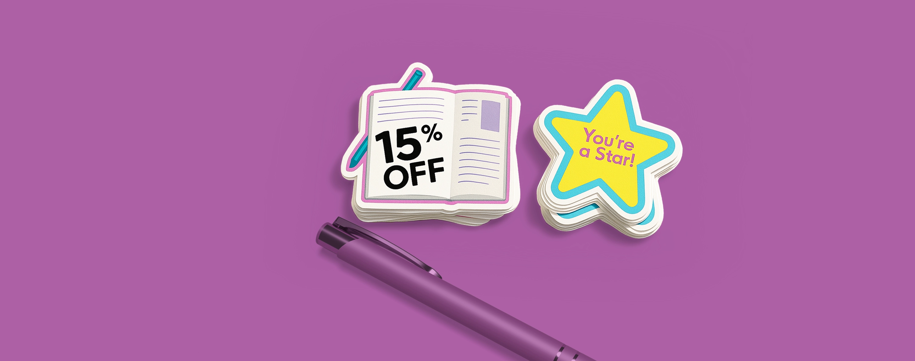 Custom stickers for education
