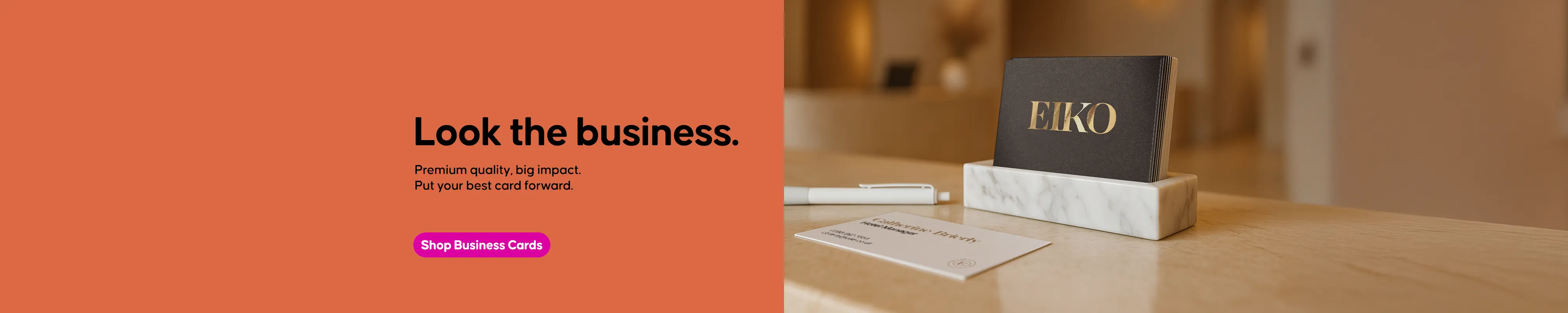 Premium quality, big impact with our Business Cards range.