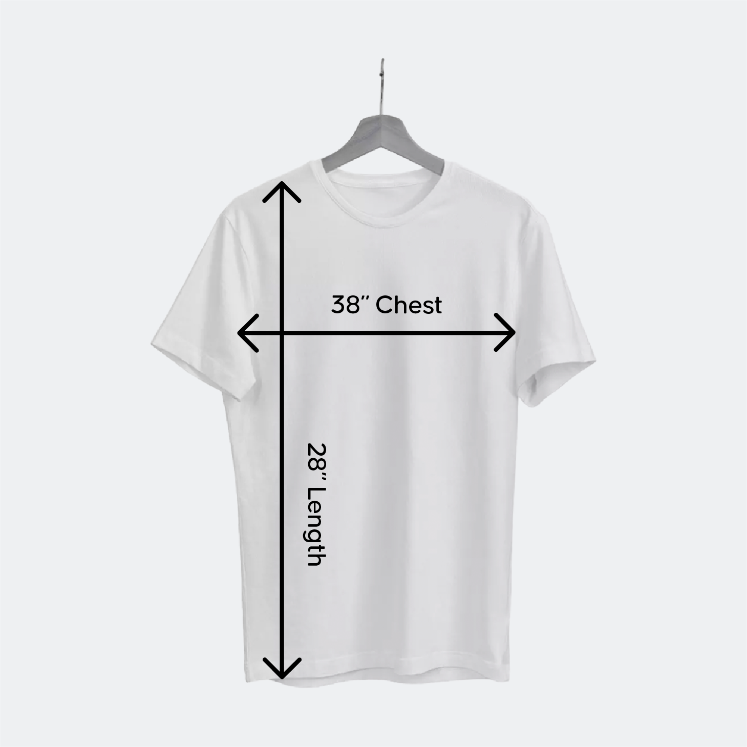 White Medium T-Shirt Size