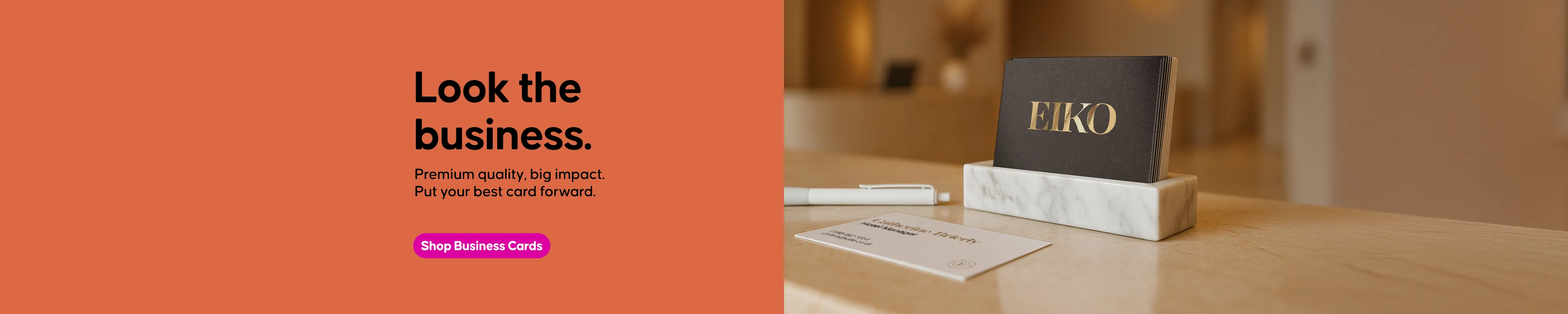 Premium quality, big impact with our Business Cards range.