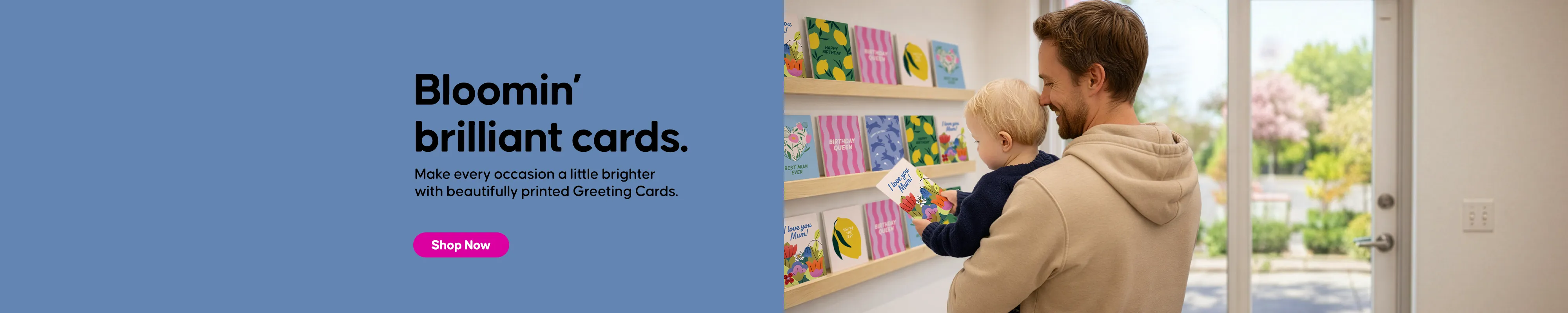 Make every occasion a little brighter with beautifully printed Greeting Cards.