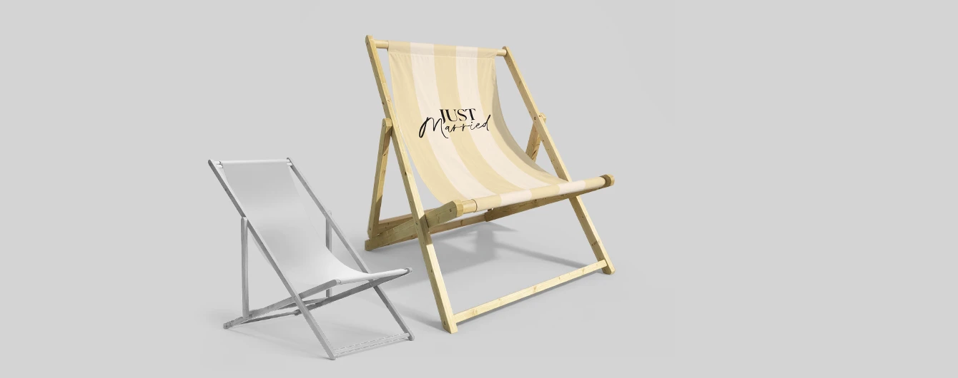 Wedding Giant Deck Chairs