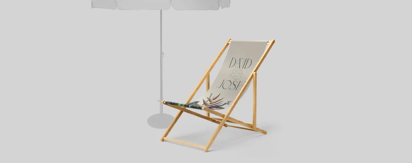 Wedding Classic Deck Chairs