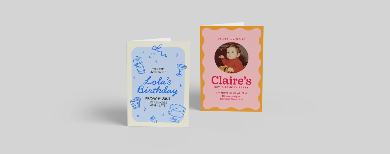 Folded Invitations