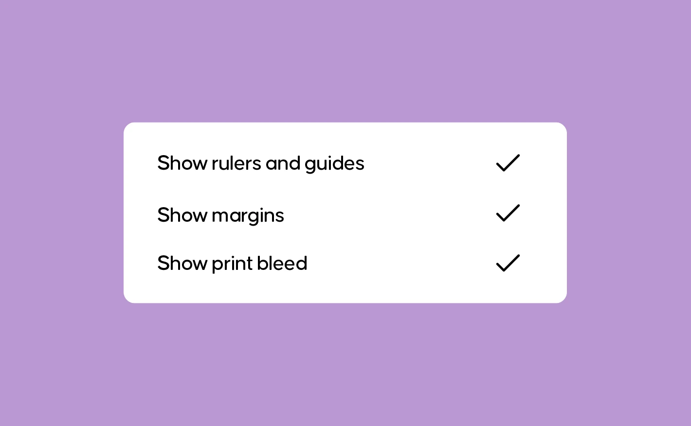 Canva print settings