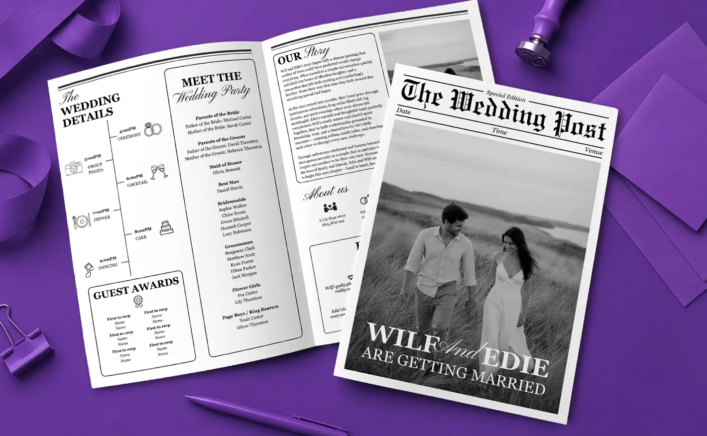 Wedding Newspapers