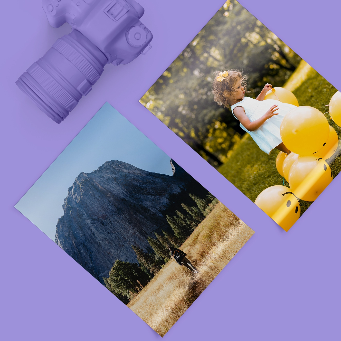Photography Prints of a child and scenery.