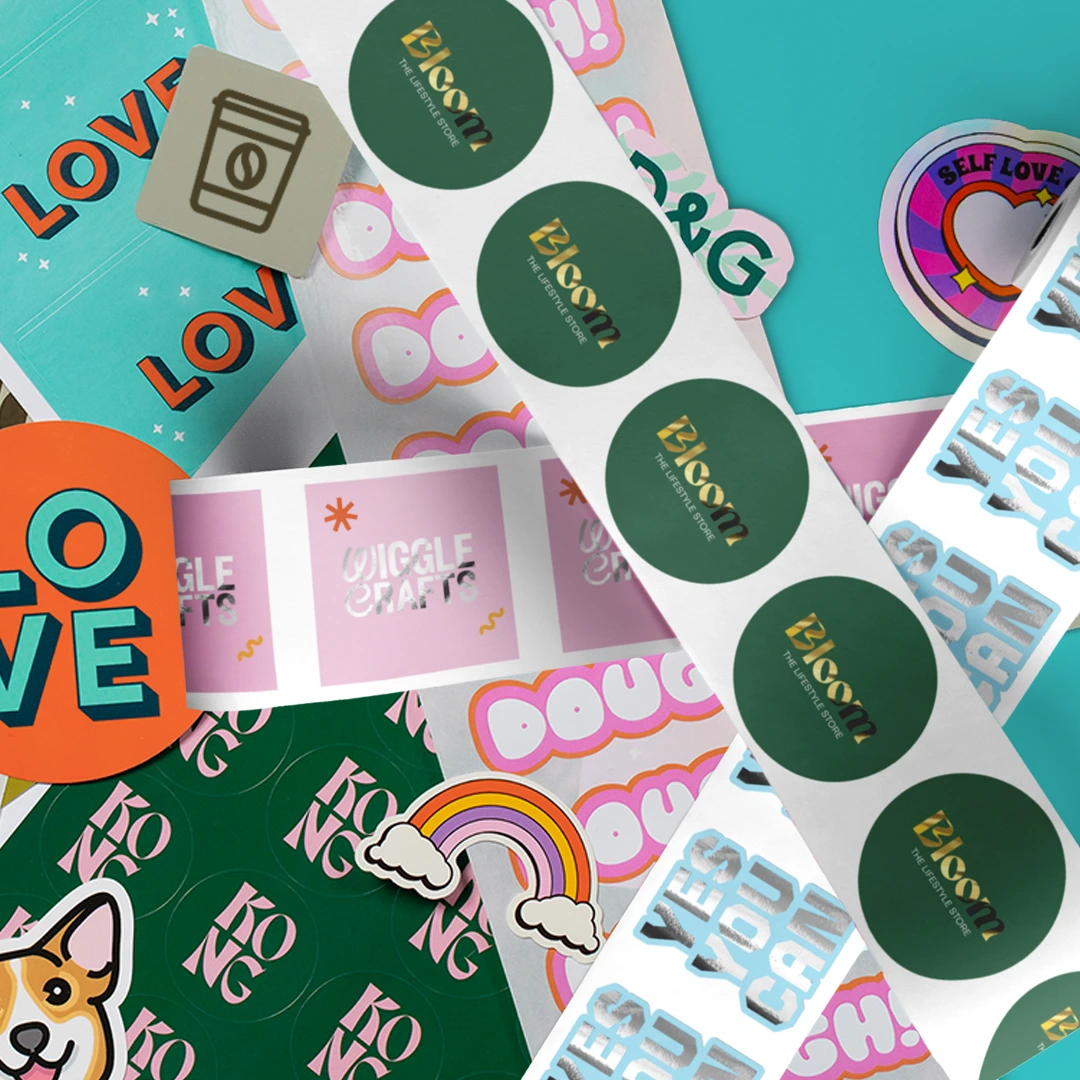 Custom Sticker printing at Printed.com