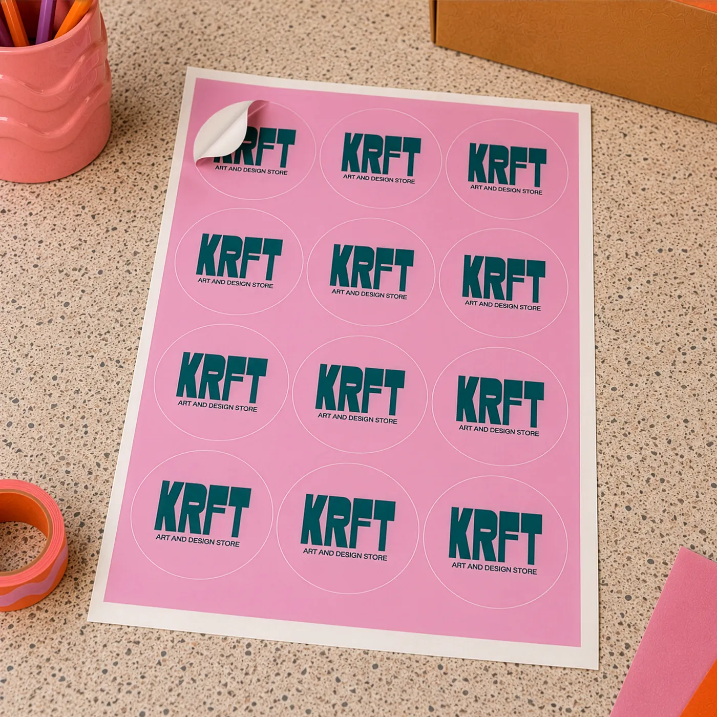 Round Sticker Sheets
