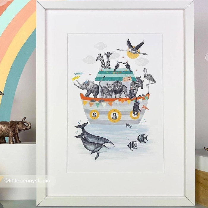 Giclée Fine Art Print in a frame