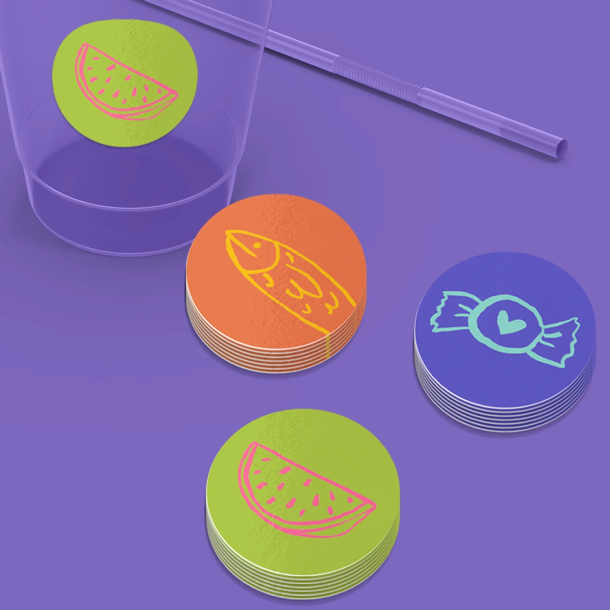 Round Die Cut Stickers