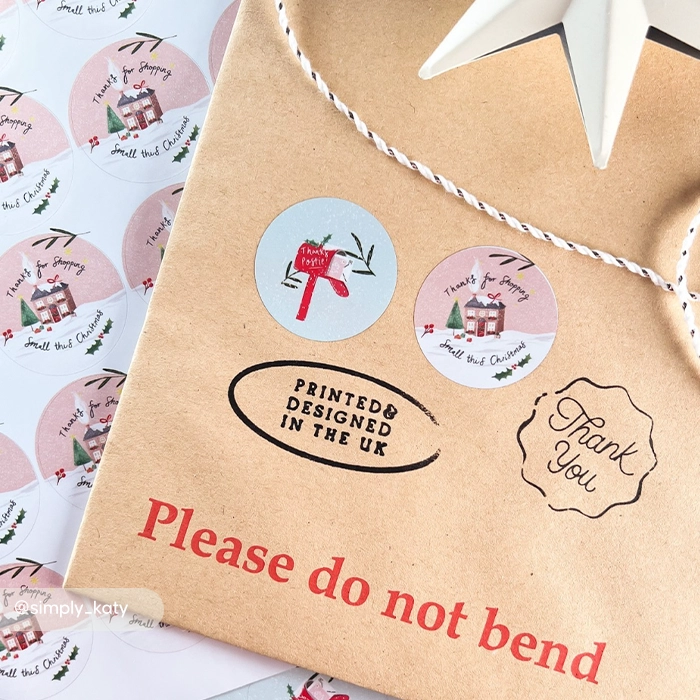 Round Sticker Sheets for package labelling