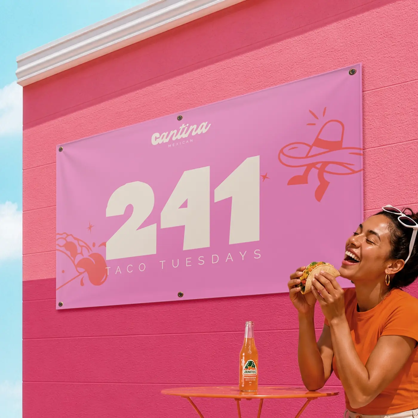 PVC Banner - "241 Taco Tuesdays".